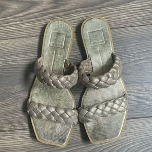 Dolce Vita Gold Braided Sandals